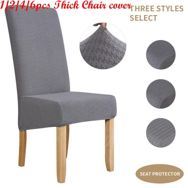 chair covers 1/2/4/6pcsthick spandex stretch cover solid color thick elastic slipcovers universal protector
chair covers 1/2/4/6pcsthick spandex stretch cover solid color thick elastic slipcovers universal protector