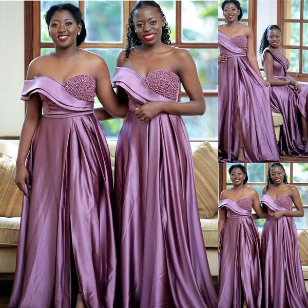 bridesmaid dress a line ball gown beaded thigh-high slits dresses one-shoulder formal satin evening prom party, White;pink
bridesmaid dress a line ball gown beaded thigh-high slits dresses one-shoulder formal satin evening prom party, White;pink