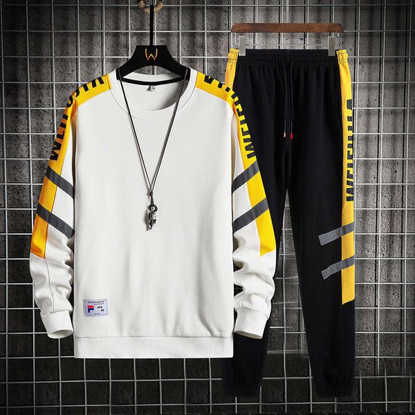 and tracksuits spring men's autumn sports leisure suit fashion sportswear round neck sweater pants for men, Gray
and tracksuits spring men's autumn sports leisure suit fashion sportswear round neck sweater pants for men, Gray