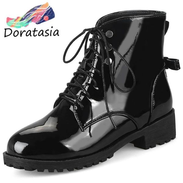 boots doratasia women lace up solid platform ankle shoes warm plush comfy cool stylish winter, Black
boots doratasia women lace up solid platform ankle shoes warm plush comfy cool stylish winter, Black