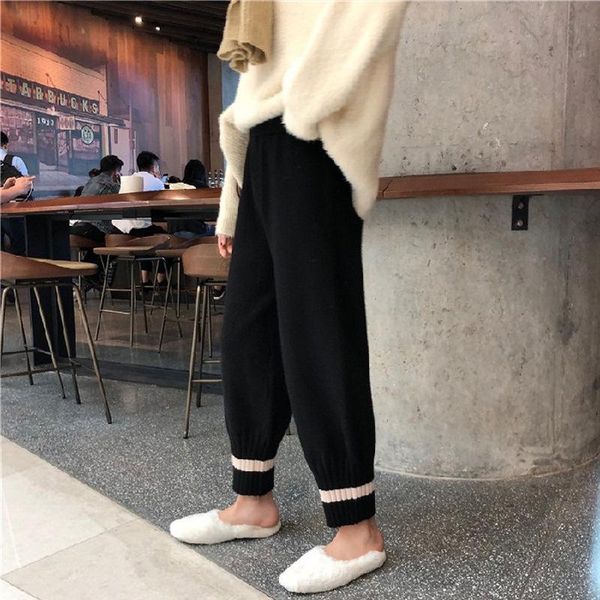 women's pants & capris high waist casual women loose autumn winter 2021 ankle length harem plus size, Black;white
women's pants & capris high waist casual women loose autumn winter 2021 ankle length harem plus size, Black;white