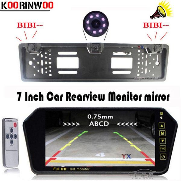 car rear view cameras& parking sensors koorinwoo parktonic kit euro license plate frame camera rearview sensor with 7" monitor mirror a
car rear view cameras& parking sensors koorinwoo parktonic kit euro license plate frame camera rearview sensor with 7" monitor mirror a