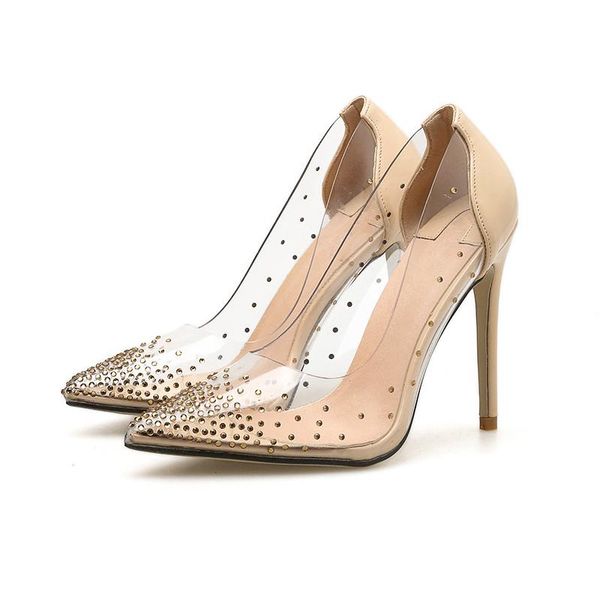 clear high heels women shoes luxury design crystal transparent pumps ladies stiletto pointed toe party wedding dress, Black
clear high heels women shoes luxury design crystal transparent pumps ladies stiletto pointed toe party wedding dress, Black