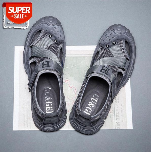 sandals men's sports casual ins daddy men wear beach hollow baotou hole shoes #966t, Black
sandals men's sports casual ins daddy men wear beach hollow baotou hole shoes #966t, Black