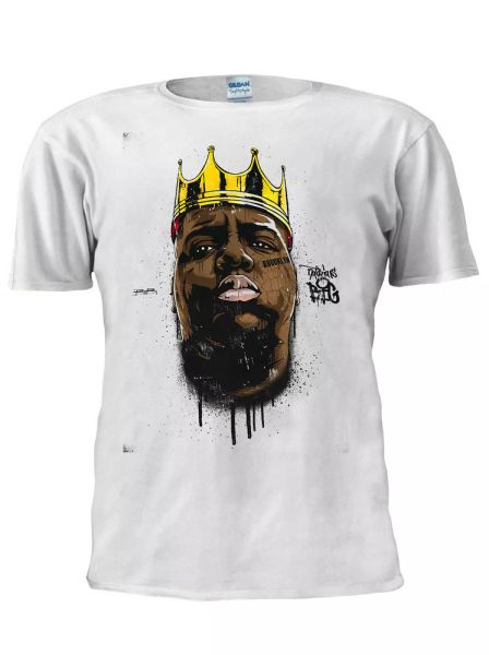 biggie it was all dream king hip hop rap tee man women t shirt gift m779, White;black
biggie it was all dream king hip hop rap tee man women t shirt gift m779, White;black