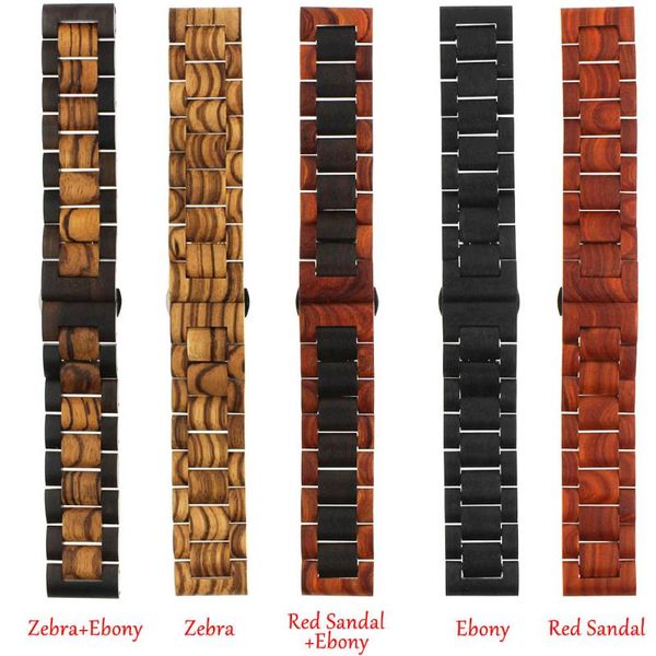 watch bands 20mm wooden watches strap zebra wood watchband bracelet ebony straps replacement accessories for luxury sangle, Black;brown
watch bands 20mm wooden watches strap zebra wood watchband bracelet ebony straps replacement accessories for luxury sangle, Black;brown