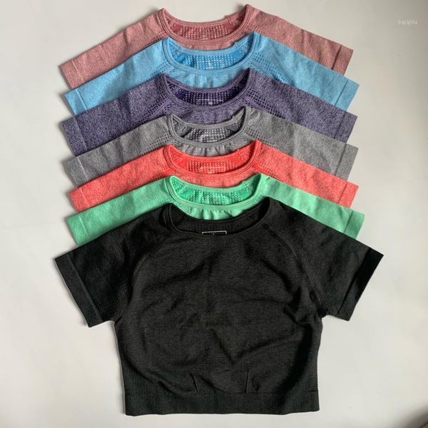 women's seamless short sleeve crop yoga shirts slim fit running fitness t-shirts workout for women gym sport cycling outfit
women's seamless short sleeve crop yoga shirts slim fit running fitness t-shirts workout for women gym sport cycling outfit