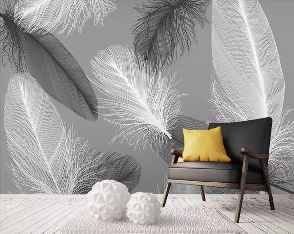wallpapers xue su wall cloth custom modern nordic feather background decoration painting 3d mural
wallpapers xue su wall cloth custom modern nordic feather background decoration painting 3d mural
