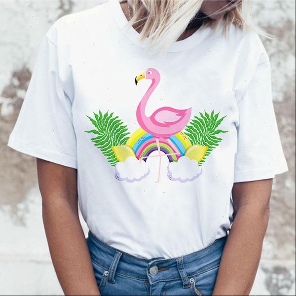 women t shirts summer pink flamingo cute shirt vogue female ulzzang kawaii, White
women t shirts summer pink flamingo cute shirt vogue female ulzzang kawaii, White