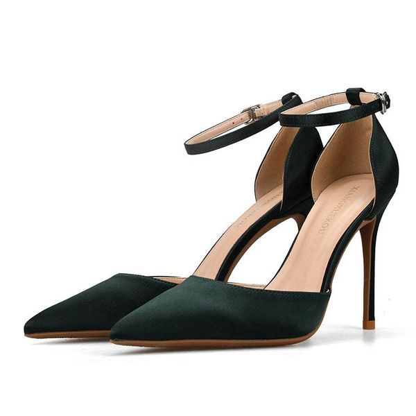 women thin high heel summer silk office lady sandals elegant pointed toe black red party shoes big size ladies sandal j0029
women thin high heel summer silk office lady sandals elegant pointed toe black red party shoes big size ladies sandal j0029