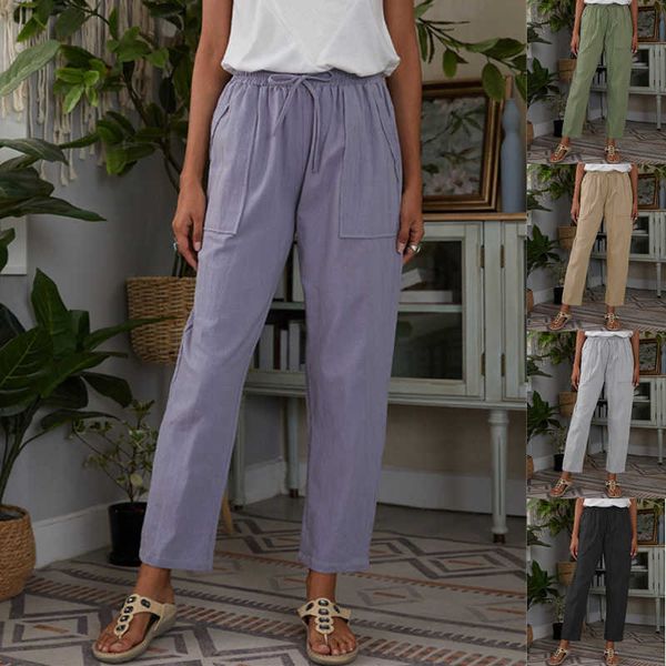 2021 summer autumn solid color big mouth bag elastic waist cotton hemp loose women's casual pants, Black;white
2021 summer autumn solid color big mouth bag elastic waist cotton hemp loose women's casual pants, Black;white