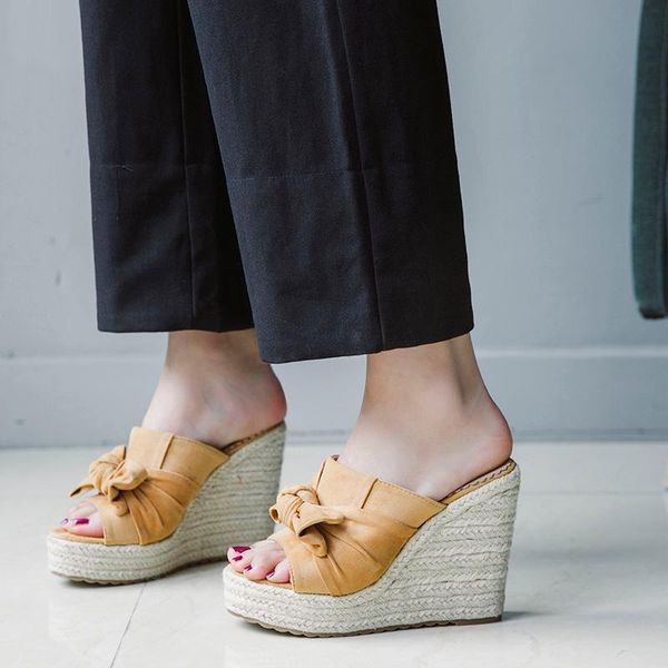 slippers women shoes platform sandals peep toe high heels wedges heel ankle buckles sandalia espadrilles female, Black
slippers women shoes platform sandals peep toe high heels wedges heel ankle buckles sandalia espadrilles female, Black