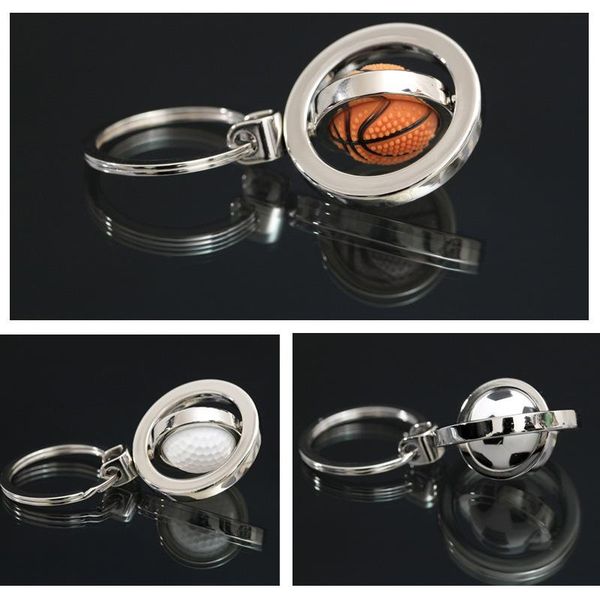 keychains 1pcs 3d rotating ball key buckle sports basketball football golf chain car ring keychain holder keyfob men gift, Silver
keychains 1pcs 3d rotating ball key buckle sports basketball football golf chain car ring keychain holder keyfob men gift, Silver