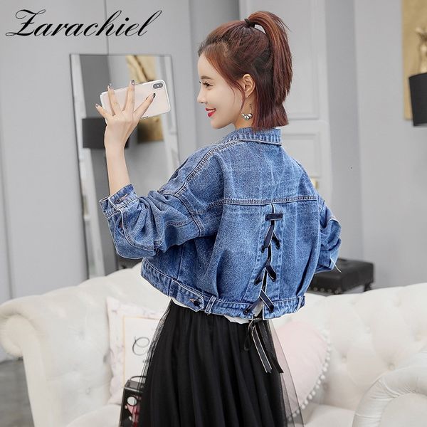 jackets spring autumn trend boyfriend jeans women oversized long sleeve back lace-up denim short jacket crop highstreet overcoat, Black;brown
jackets spring autumn trend boyfriend jeans women oversized long sleeve back lace-up denim short jacket crop highstreet overcoat, Black;brown