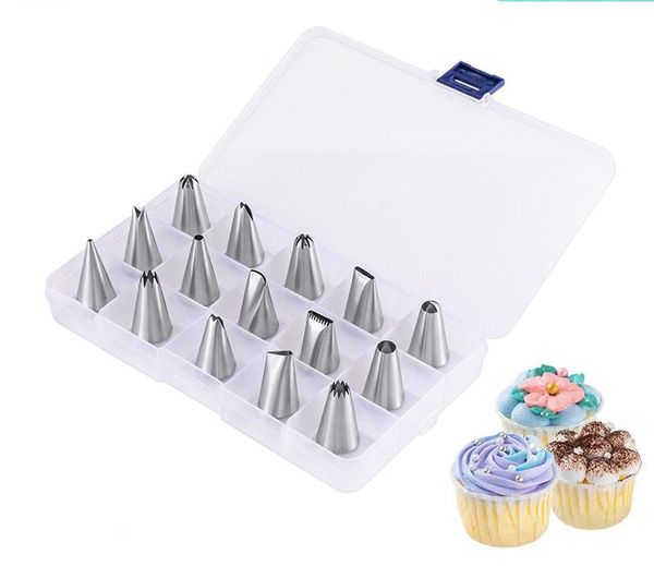 baking & pastry tools mouth laminating 16 pieces 304 stainless steel cake cream tool household cookie dough box
baking & pastry tools mouth laminating 16 pieces 304 stainless steel cake cream tool household cookie dough box