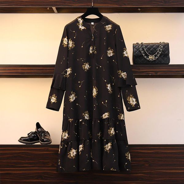 casual dresses fashion slender and large size women's spring dress in 2021, Black;gray
casual dresses fashion slender and large size women's spring dress in 2021, Black;gray