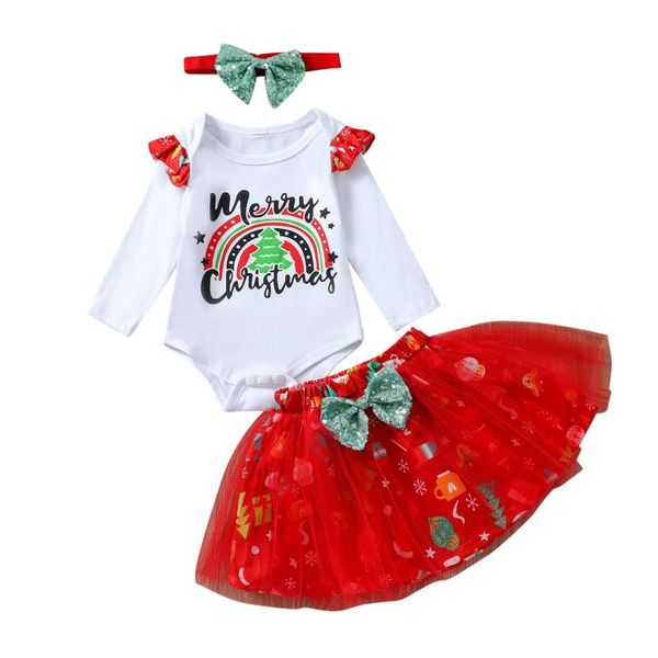 clothing sets citgeeautumn christmas infant baby girls letters printed clothes set long sleeve romper+short tulle skirt+bow-knot headband, White
clothing sets citgeeautumn christmas infant baby girls letters printed clothes set long sleeve romper+short tulle skirt+bow-knot headband, White