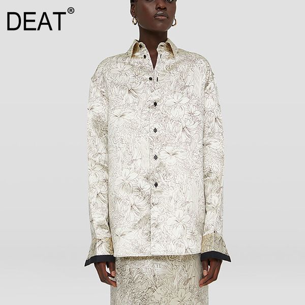 lapel print long sleeve shirt women cuffs contrast stitching single row multi button spring and summer gx982 210421, White
lapel print long sleeve shirt women cuffs contrast stitching single row multi button spring and summer gx982 210421, White