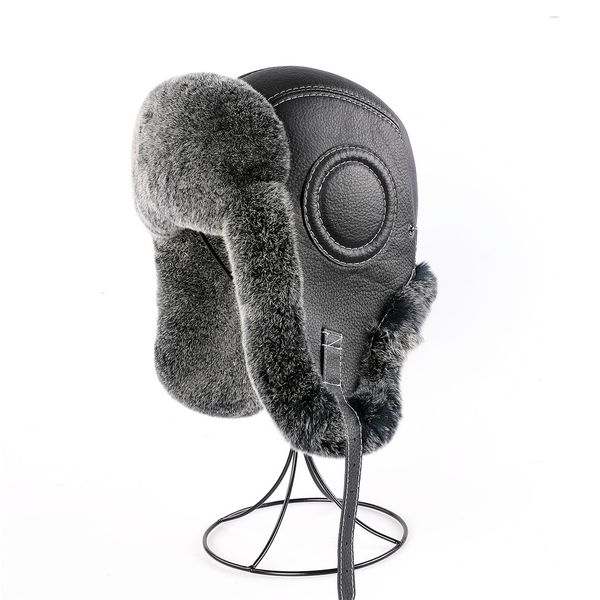 winter men's 100% real rex raabit fur bomber hat ushanka cap trapper russian man ski hats caps real sheepskin leather, Blue;gray
winter men's 100% real rex raabit fur bomber hat ushanka cap trapper russian man ski hats caps real sheepskin leather, Blue;gray