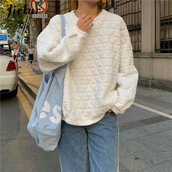 jielur yellow loose women's white casual long sleeve round neck sweatshirt, new creative hoodie, winter,, Black
jielur yellow loose women's white casual long sleeve round neck sweatshirt, new creative hoodie, winter,, Black