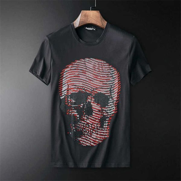 men's t-shirts male designer will see neck shirt 100% breathable cotton skull short sleeve tf6s, White;black
men's t-shirts male designer will see neck shirt 100% breathable cotton skull short sleeve tf6s, White;black
