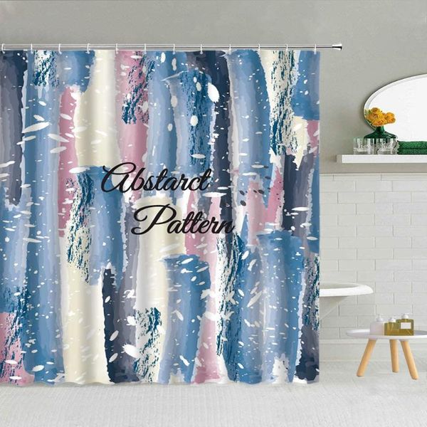 colored gradient color abstract art shower curtain graffiti geometric pattern waterproof fabric bathroom decor hooks curtains 
colored gradient color abstract art shower curtain graffiti geometric pattern waterproof fabric bathroom decor hooks curtains
