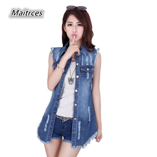 women's vests jackets jean vest sleeveless denim solid women casual regular plus size vintage waistcoat female jk007, Black;white
women's vests jackets jean vest sleeveless denim solid women casual regular plus size vintage waistcoat female jk007, Black;white