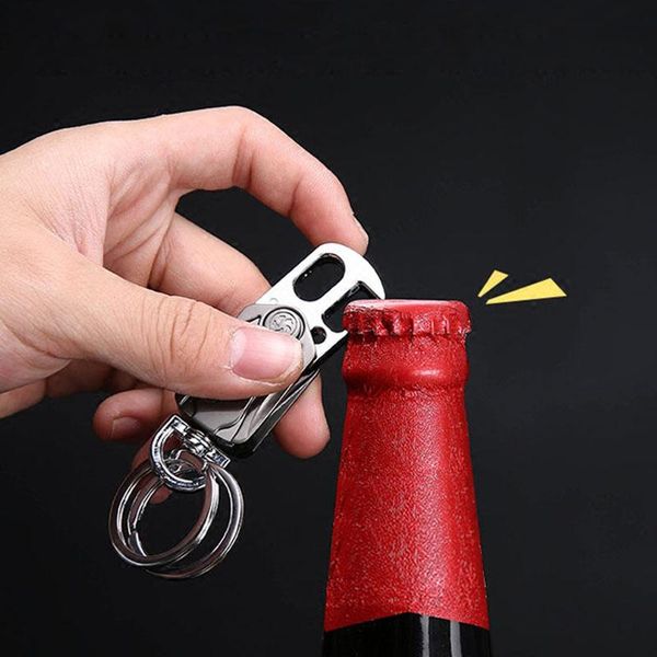 keychains do promotion multifunction keyring bottle opener aluminium alloy keychain for men gift, Silver
keychains do promotion multifunction keyring bottle opener aluminium alloy keychain for men gift, Silver