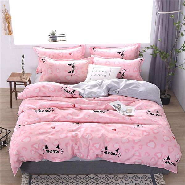 bedding sets 3/4pcs 2021 cartoon style pink set soft polyester kids students bed duvet cover pillowcase sheet adults linen
bedding sets 3/4pcs 2021 cartoon style pink set soft polyester kids students bed duvet cover pillowcase sheet adults linen