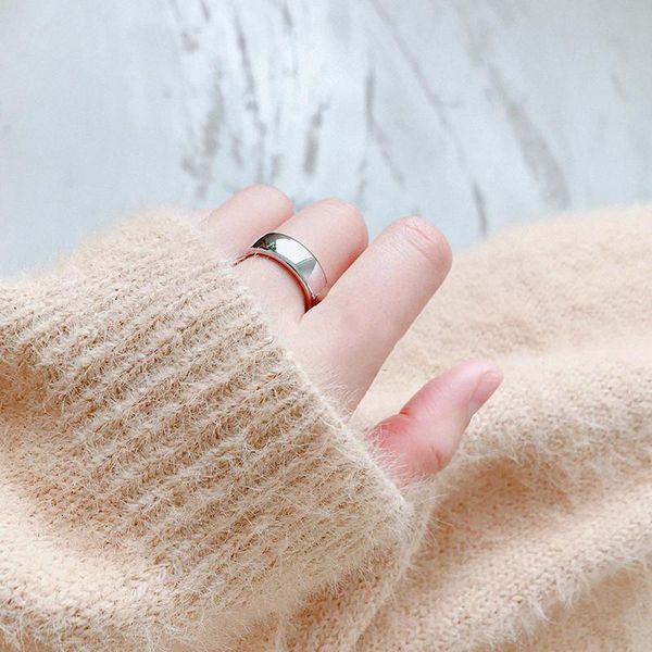 cluster rings classic 925 sterling silver thick smooth for women adjustable wedding s-r401, Golden;silver
cluster rings classic 925 sterling silver thick smooth for women adjustable wedding s-r401, Golden;silver