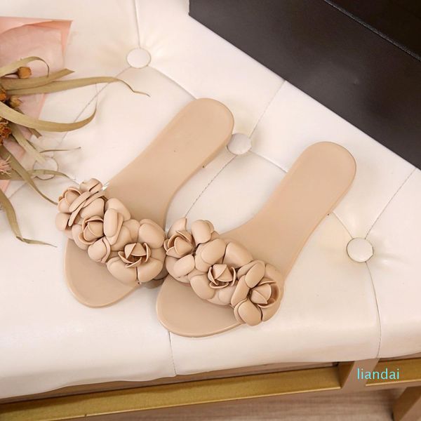 2022 fashion sasanqua women slippers designer open toe flat heel summer woman beach shoes solid color size 35-40, Black
2022 fashion sasanqua women slippers designer open toe flat heel summer woman beach shoes solid color size 35-40, Black