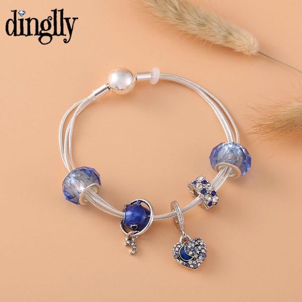 charm bracelets dinglly starry ocean for men original blue sky moon star beads bracelet & bangle jewelry gift, Golden;silver
charm bracelets dinglly starry ocean for men original blue sky moon star beads bracelet & bangle jewelry gift, Golden;silver