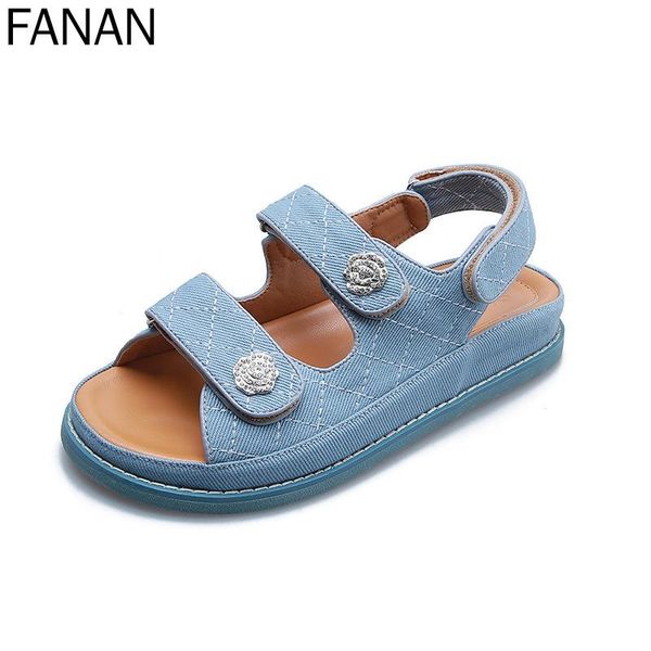 sandals blue student hook&loop women summer denim shoes slippers sandales thick bottom gladiator sandalias 2021 real cow leather, Black
sandals blue student hook&loop women summer denim shoes slippers sandales thick bottom gladiator sandalias 2021 real cow leather, Black