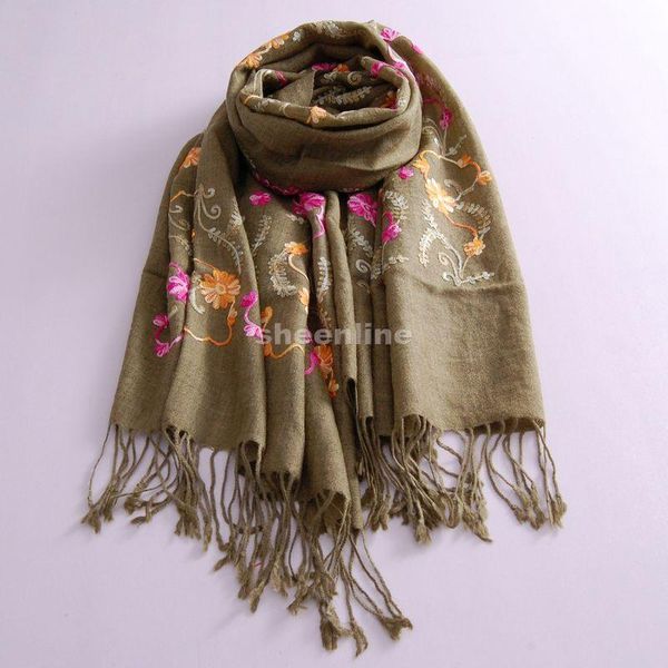 scarves 15 colors colored wool long scarf velvet acrylic diamonds autumn winter warm wrap embroidery ethnic pashmina, Blue;gray
scarves 15 colors colored wool long scarf velvet acrylic diamonds autumn winter warm wrap embroidery ethnic pashmina, Blue;gray