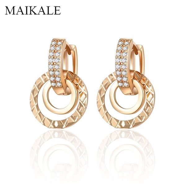 fashion round stud earrings for women geometric double circle gold silver color plated cubic zirconia gifts, Golden;silver
fashion round stud earrings for women geometric double circle gold silver color plated cubic zirconia gifts, Golden;silver