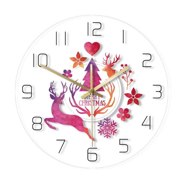 wall clocks merry christmas deer modern simple printed acrylic clock festival decor hanging timepiece watch year home 
wall clocks merry christmas deer modern simple printed acrylic clock festival decor hanging timepiece watch year home
