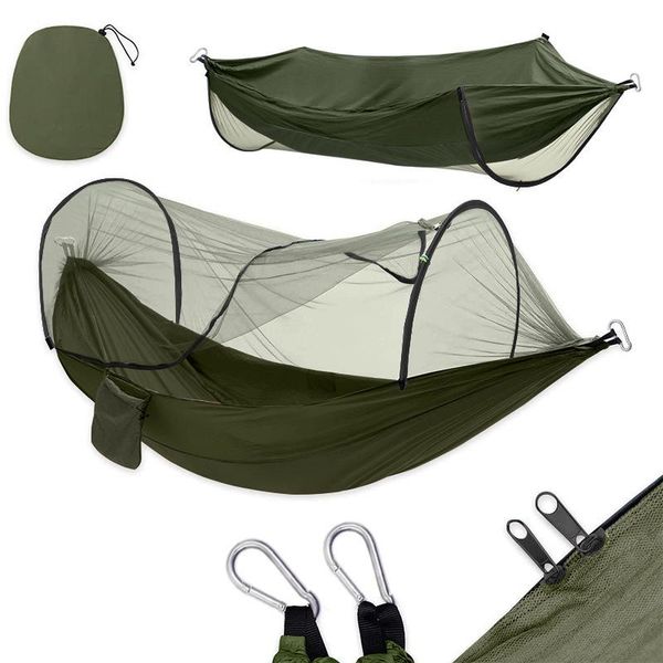 tents and shelters automatic quick-opening hammock with mosquito net outdoor single double camping pole mosquito-proof
tents and shelters automatic quick-opening hammock with mosquito net outdoor single double camping pole mosquito-proof
