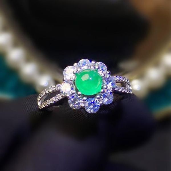 cluster rings natural real emerald flower ring per jewelry 5*5mm 0.5ct gemstone 925 sterling silver fine handmade j210721, Golden;silver
cluster rings natural real emerald flower ring per jewelry 5*5mm 0.5ct gemstone 925 sterling silver fine handmade j210721, Golden;silver