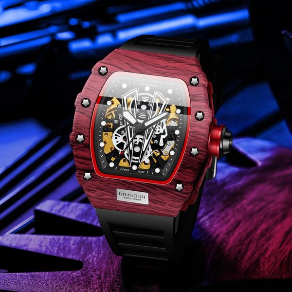 richard men watches fully automatic mechanical version fashion luxury wine barrel shaped luminous stainless steel montre homme wristwatches, Slivery;brown
richard men watches fully automatic mechanical version fashion luxury wine barrel shaped luminous stainless steel montre homme wristwatches, Slivery;brown