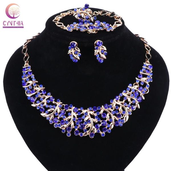earrings & necklace 5color leaf jewellery bridal jewelry set gold color rhinestone party wedding prom earring gift for women, Silver
earrings & necklace 5color leaf jewellery bridal jewelry set gold color rhinestone party wedding prom earring gift for women, Silver