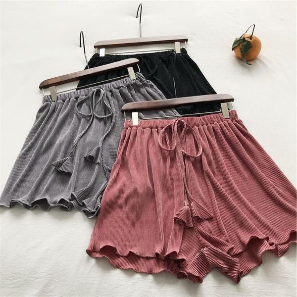 women's shorts fashion drawstring short femme wide leg womens harajuku loose pleated summer pants beach ladies c5255, White;black
women's shorts fashion drawstring short femme wide leg womens harajuku loose pleated summer pants beach ladies c5255, White;black