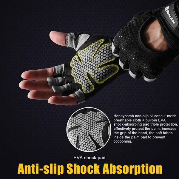 half-finger fitness sports gloves lightweight sweat-absorbent anti-skid hand training horizontal bar cycling, Black
half-finger fitness sports gloves lightweight sweat-absorbent anti-skid hand training horizontal bar cycling, Black