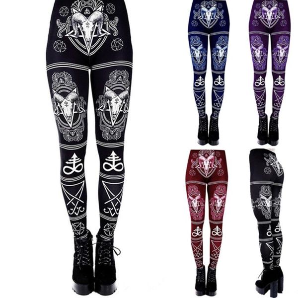 #5 high-waisted leggings women fitness ladies fashion printing high waist long pants gothic sport women's, Black
#5 high-waisted leggings women fitness ladies fashion printing high waist long pants gothic sport women's, Black
