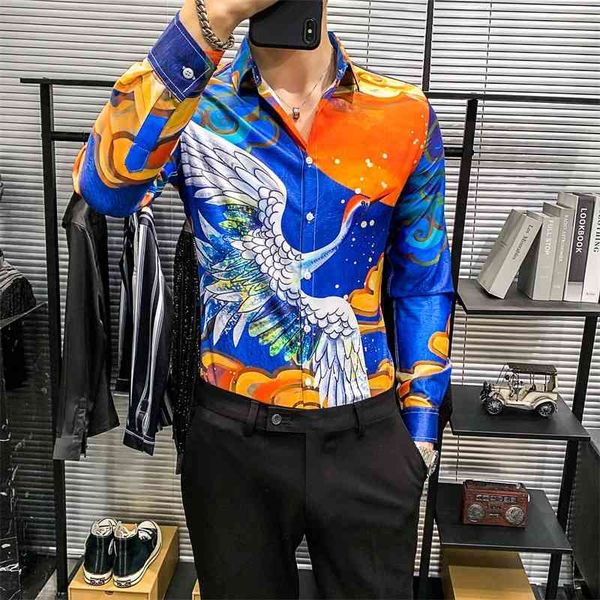 men's casual shirts alta qualidade coreano impresso digital para roupas masculinas primavera nova manga longa fino ajuste camisas de ho, White;black
men's casual shirts alta qualidade coreano impresso digital para roupas masculinas primavera nova manga longa fino ajuste camisas de ho, White;black