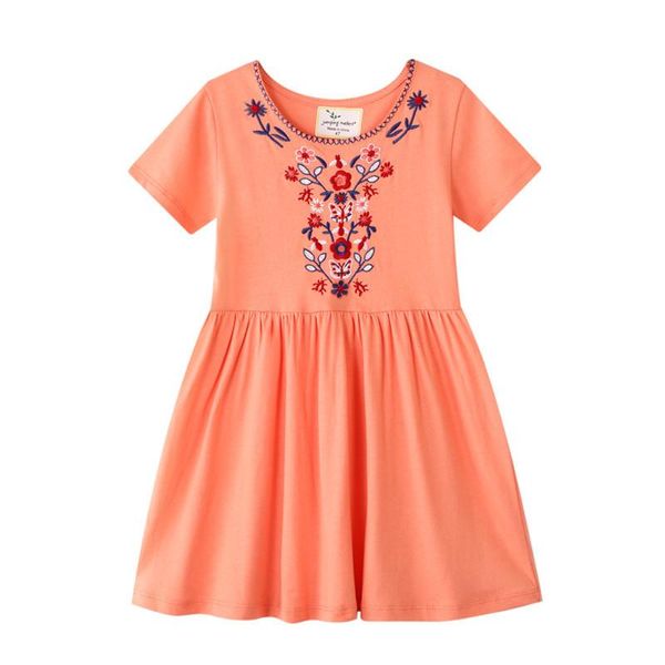 girl's dresses arrival orange floral embroidery girls for summer cotton children's clothes selling kids gift, Red;yellow
girl's dresses arrival orange floral embroidery girls for summer cotton children's clothes selling kids gift, Red;yellow
