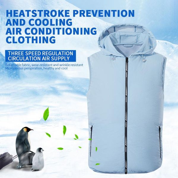 men's vests cooling vest for men 5v usb powered air conditioned coat summer sleeveless clothing uv resistant not include fan, Black;white
men's vests cooling vest for men 5v usb powered air conditioned coat summer sleeveless clothing uv resistant not include fan, Black;white