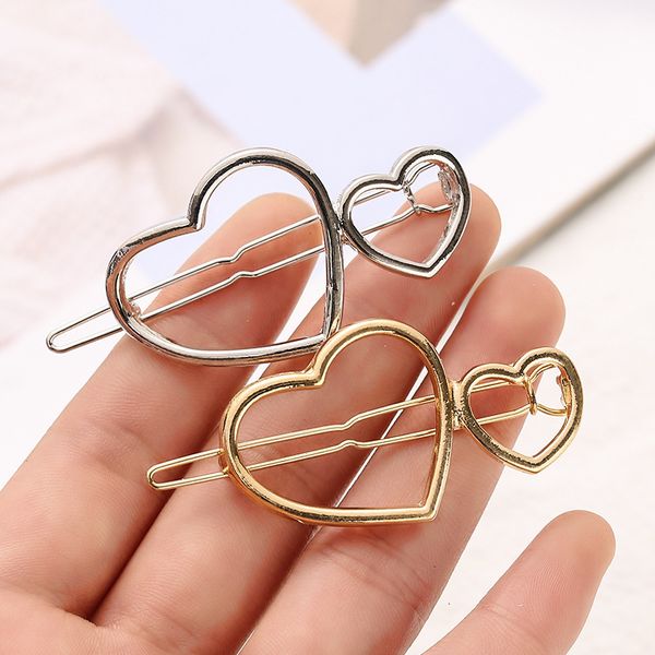 size peach heart smooth face hairpin one double love lady hairpin accessories, Golden;silver
size peach heart smooth face hairpin one double love lady hairpin accessories, Golden;silver