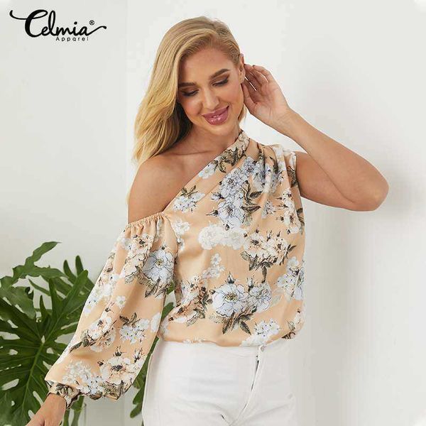 women's blouses & shirts blouses celmia women flower print casual loose lantern sleeve cold shoulder blouse elegant fashion party blus, White
women's blouses & shirts blouses celmia women flower print casual loose lantern sleeve cold shoulder blouse elegant fashion party blus, White