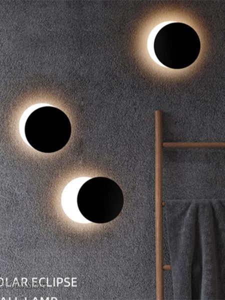 wall lamps creative eclipse modern bedroom lamp minimalist corridor stair led interior decoration
wall lamps creative eclipse modern bedroom lamp minimalist corridor stair led interior decoration