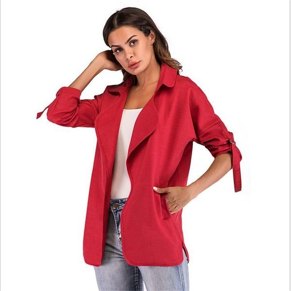 women's trench coats casual women plus size open stitch coat femmes overcoat windbreaker outwear jaqueta corta-vento, Tan;black
women's trench coats casual women plus size open stitch coat femmes overcoat windbreaker outwear jaqueta corta-vento, Tan;black